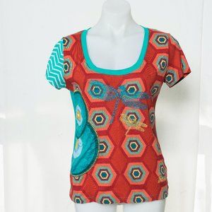 EUC  - 🌟Host Pick🌟 - - Desigual Dragonfly T Shirt -  Large